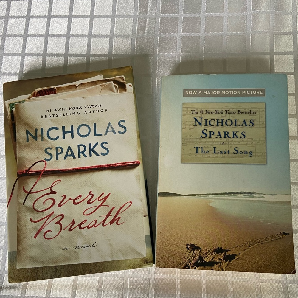 Nicholas Sparks, BOOKS 2,Every Breath, The Last Song